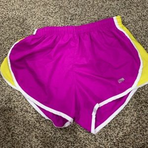 Small pink athletic shorts